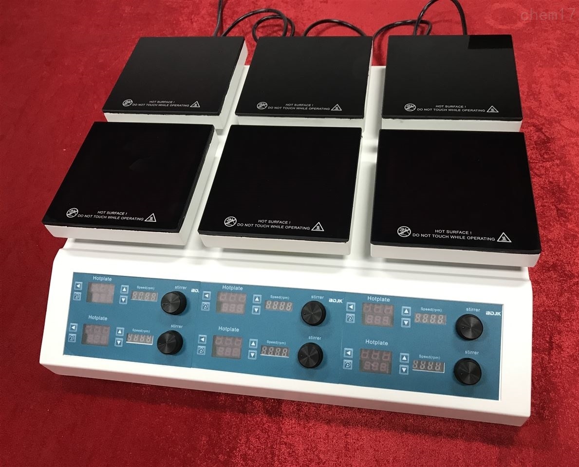 HMS-901D6聯(lián)多點加熱磁力攪拌器6聯(lián)